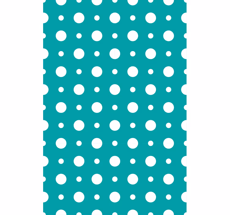 Carta da parati moderna motivo a pois blu - TenStickers