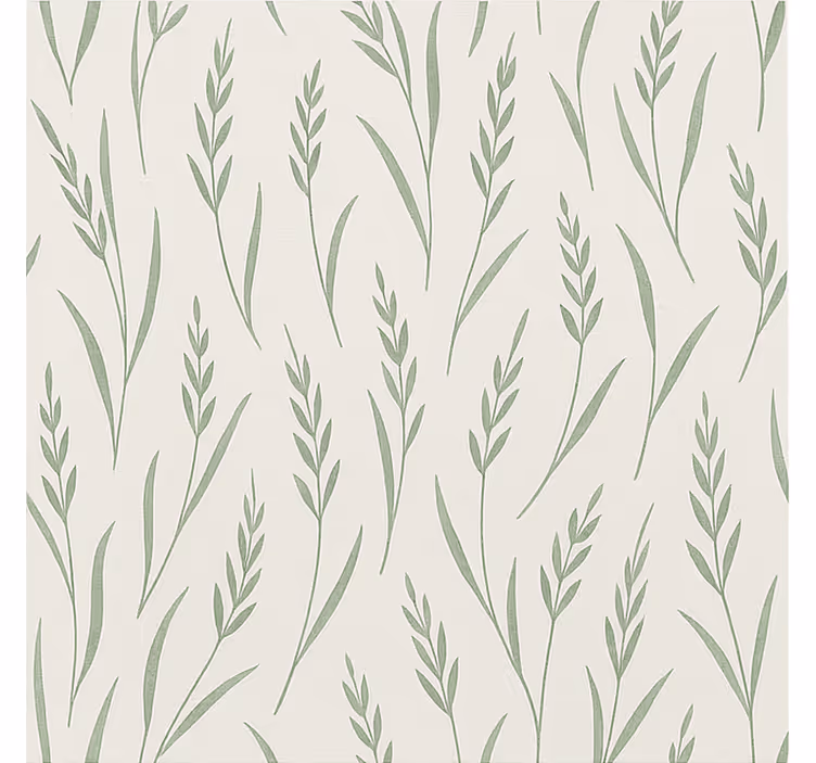 Carta da parati sala da pranzo stampa foglie grano - TenStickers