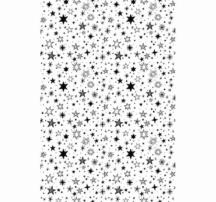 Carta da parati camera ragazzi motivo notte stellata - TenStickers