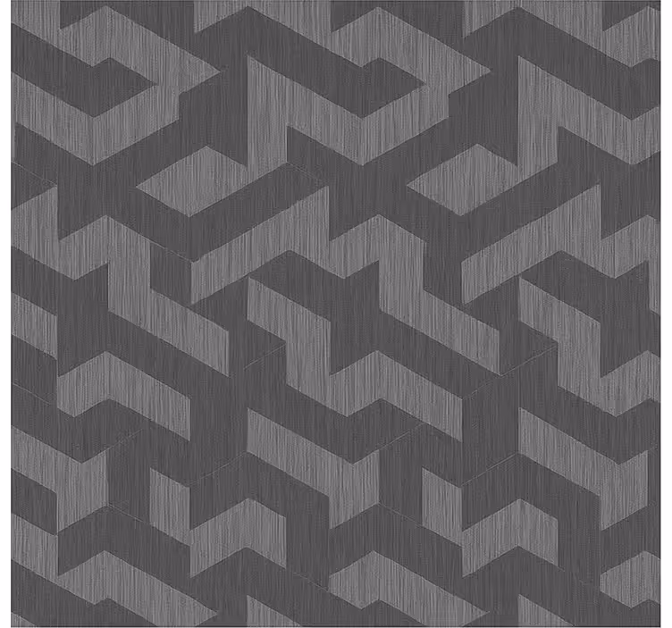 Carta da parati camera ragazzi forme scure geometriche - TenStickers