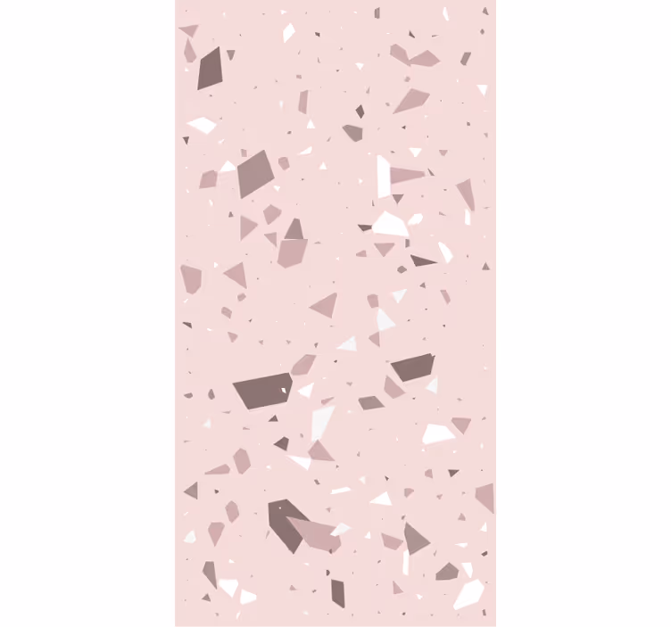 Carta da parati cucina pavimento rosa testurizzato - TenStickers