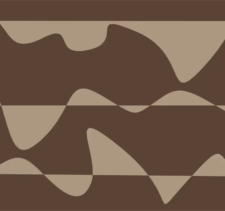 Carta da parati cucina astratto marrone - TenStickers