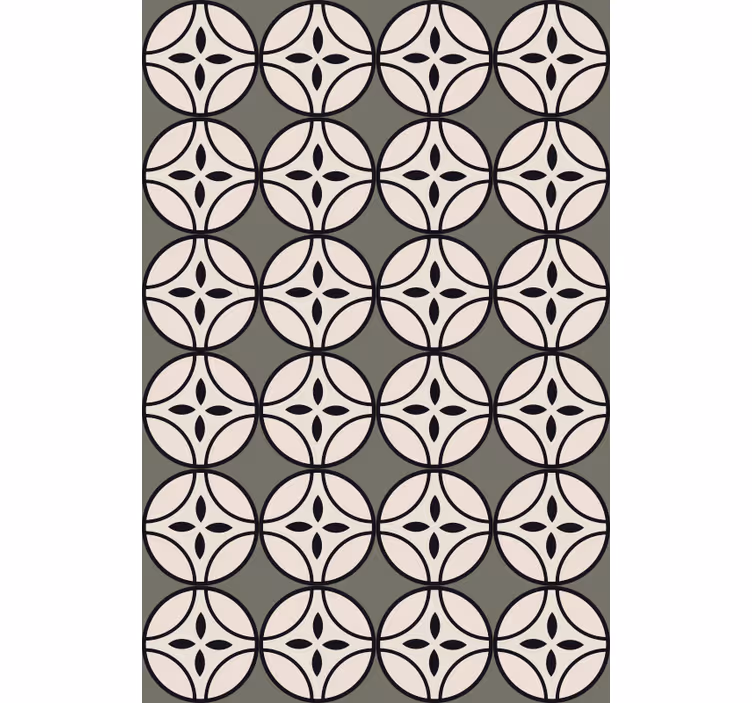 Carta da parati cucina armonia circolare - TenStickers