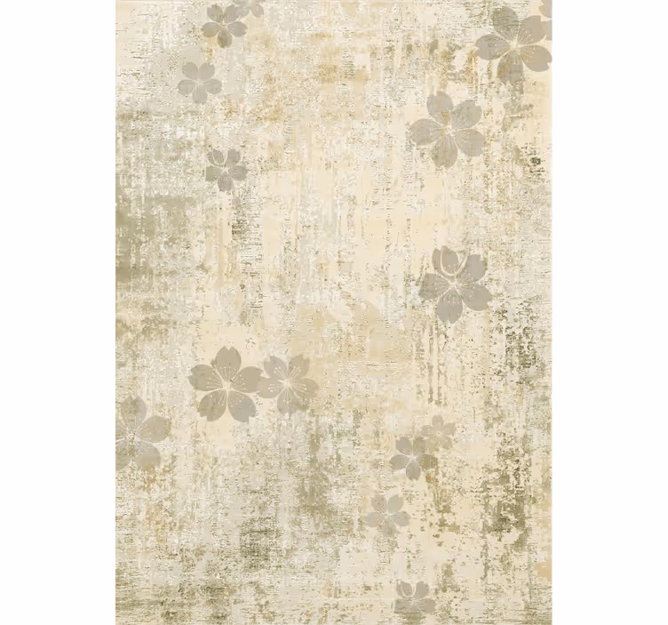 Carta da parati soggiorno eleganza floreale sottile - TenStickers