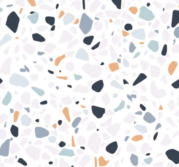 Carta da parati bagno mix di ciottoli colorati - TenStickers