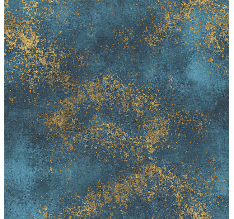 Carta da parati soggiorno blu teal distressato - TenStickers