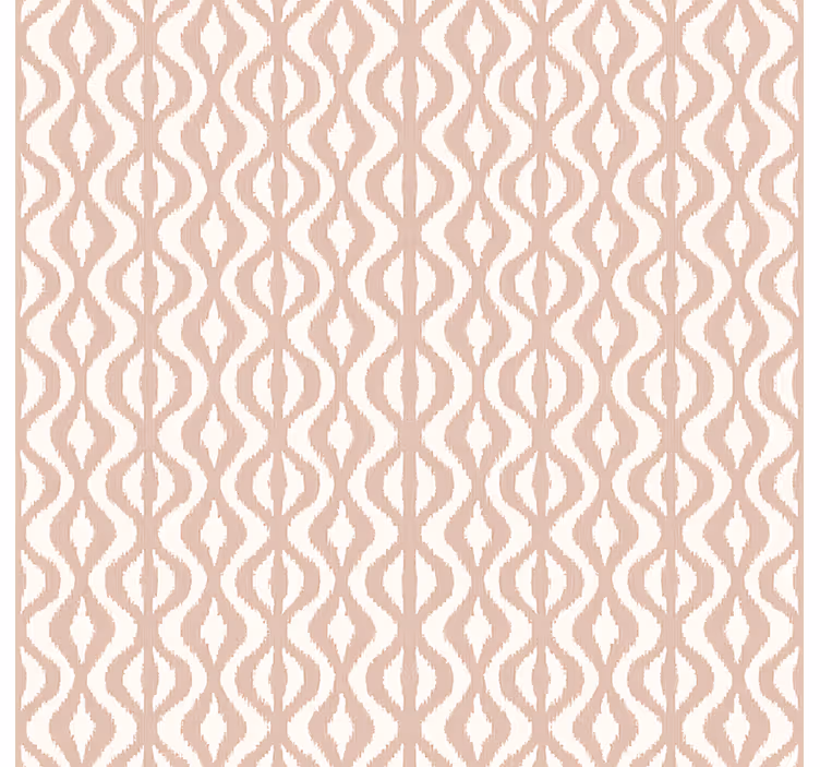 Carta da parati camera da letto rosa polveroso geometrico - TenStickers