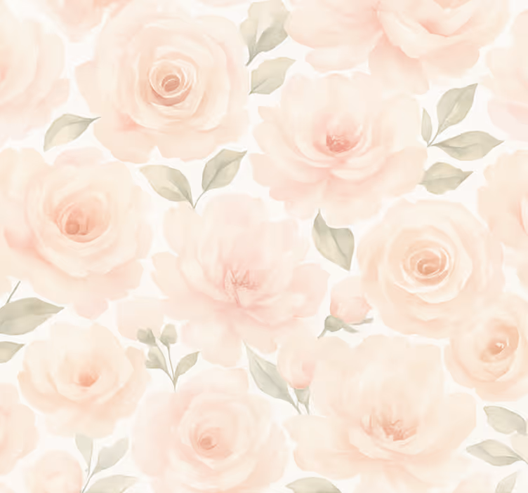 Carta da parati soggiorno peonia rosa vintage - TenStickers