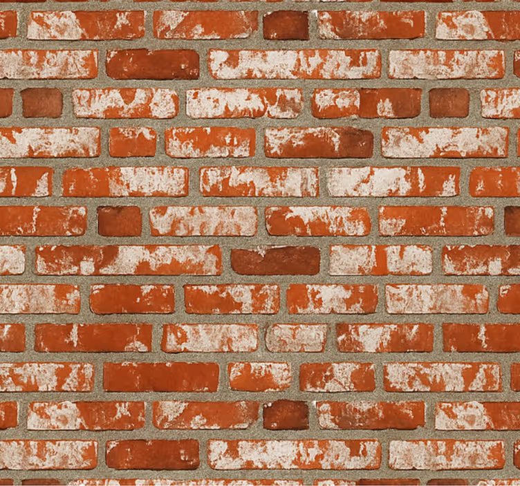 Carta da parati soggiorno effetto mattoni 3d - TenStickers