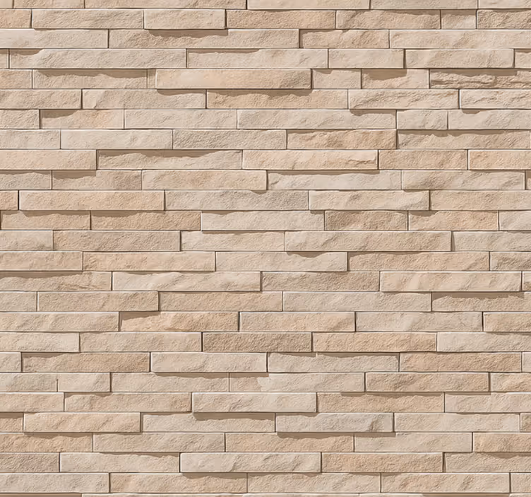 Carta da parati soggiorno motivo pietra beige 3d - TenStickers