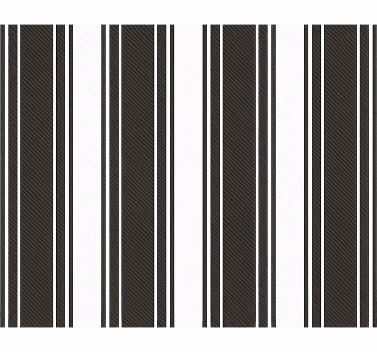 Carta da parati soggiorno strisce vintage bianco nero - TenStickers