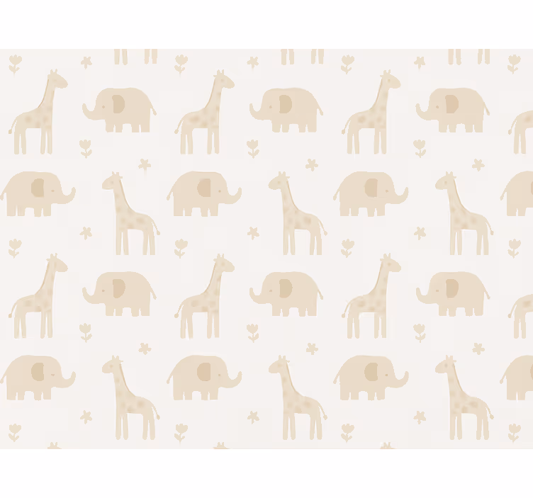 Carta da parati cameretta a righe neutre - TenStickers