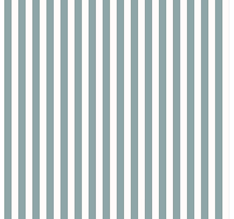 Carta da parati a righe verticali verde teal - TenStickers