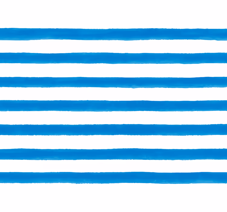 Carta da parati righe orizzontali barre acquamarina - TenStickers