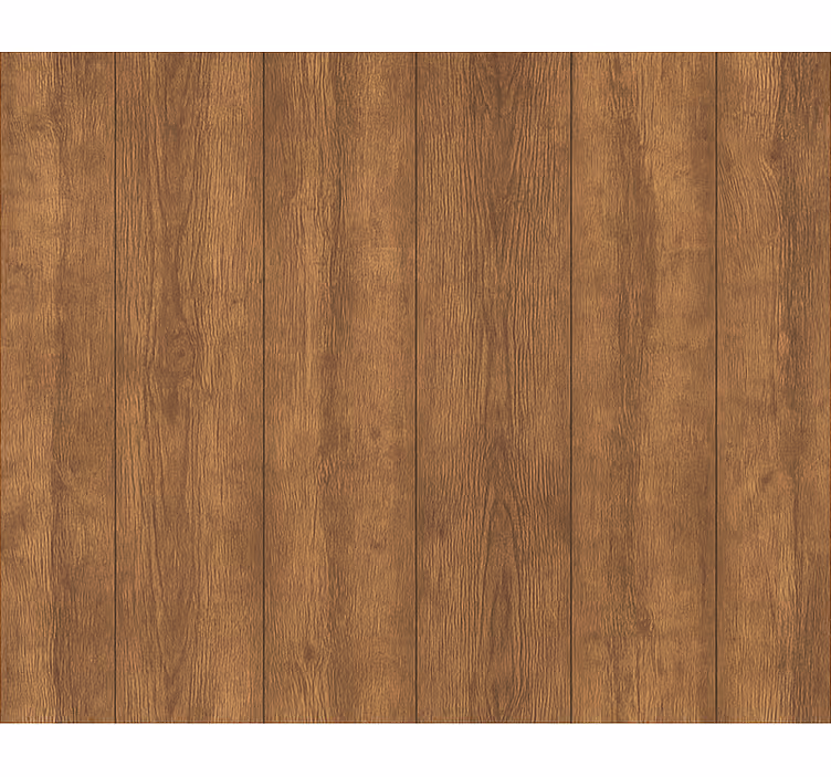 Carta da parati effetto legno noce rustico - TenStickers