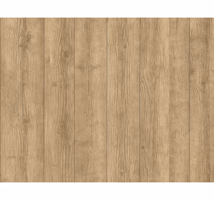 Carta da parati effetto legno rovere sabbiato verticale - TenStickers