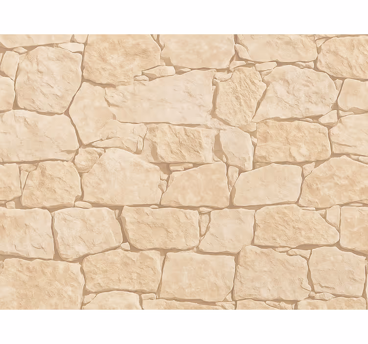 Carta da parati soggiorno pietra naturale - TenStickers