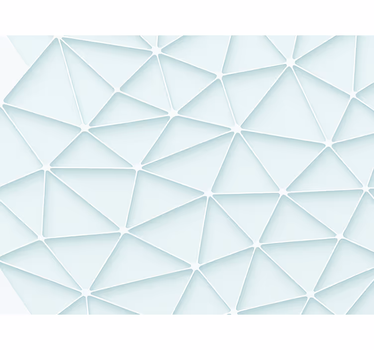 Carta da parati soggiorno design a triangoli astratti - TenStickers