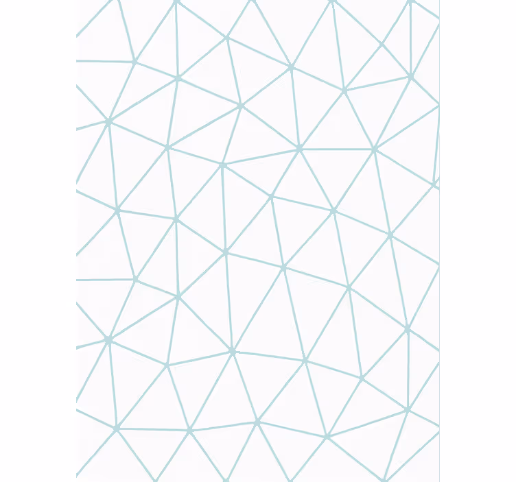 Carta da parati soggiorno design astratto triangoli - TenStickers