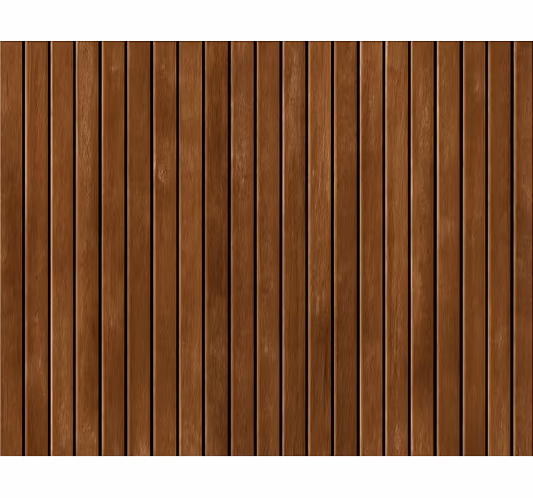 Carta da parati soggiorno assi di legno marroni verticali - TenStickers