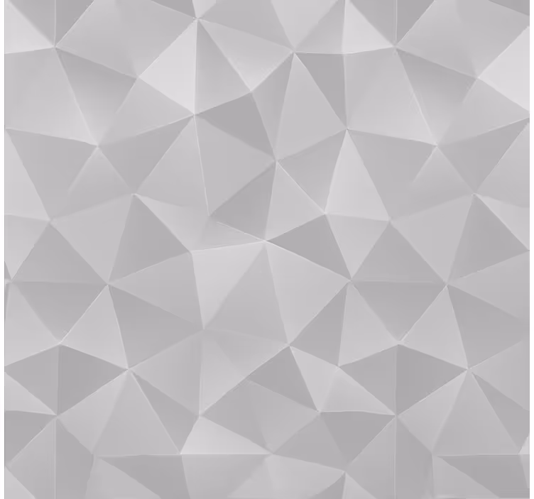 Carta da parati soggiorno triangoli 3d grigio chiaro - TenStickers