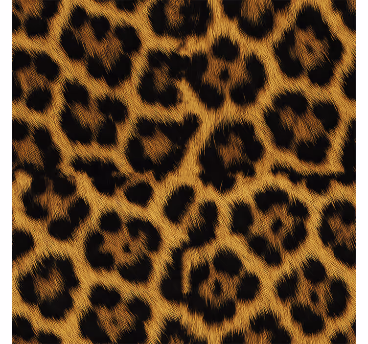 Carta da parati camera da letto motivo leopardato fluffy - TenStickers
