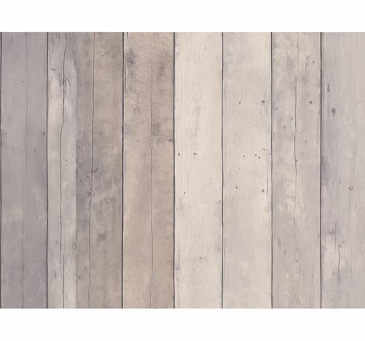 Carta da parati soggiorno effetto pannello legno sbiancato - TenStickers