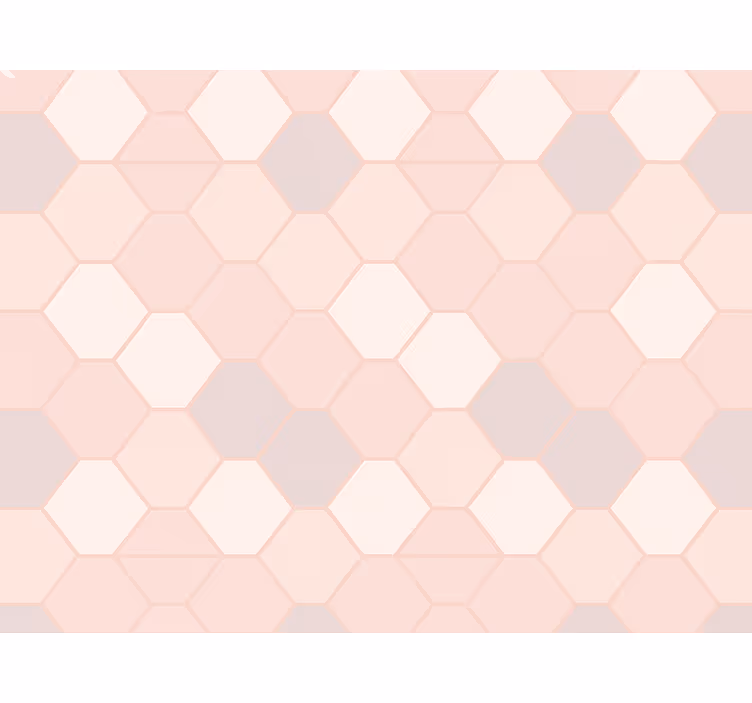 Carta da parati cameretta figure astratte rosa moderne - TenStickers