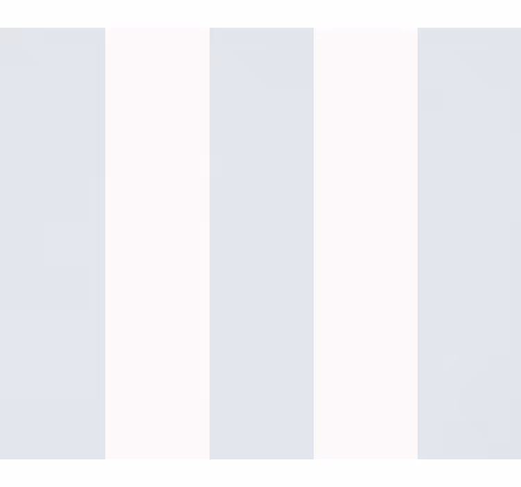 Carta da parati cameretta righe blu e bianche - TenStickers