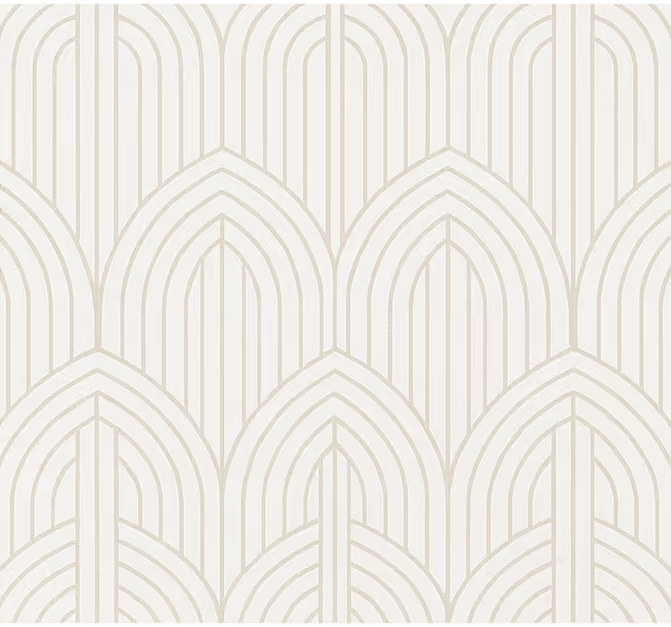 Carta da parati soggiorno design legno bianco - TenStickers