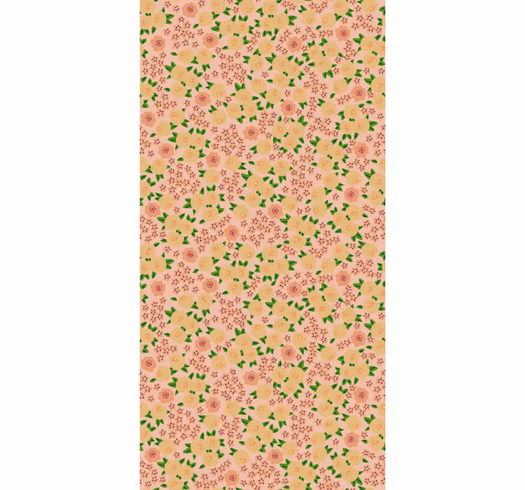 Carta da parati floreale motivo floreale originale pesco - TenStickers