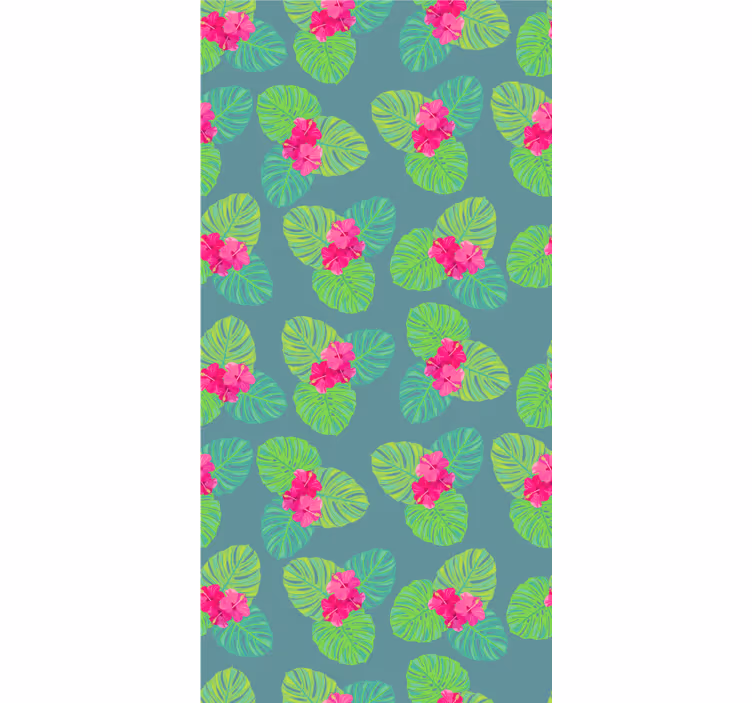 Carta da parati floreale design fiore di magnolia su acqua - TenStickers