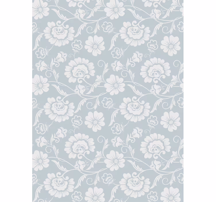 Carta da parati floreale stile nonna chic - TenStickers