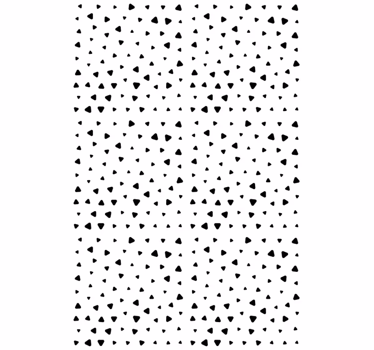 Carta da parati camera da letto motivo cuore geometrico - TenStickers