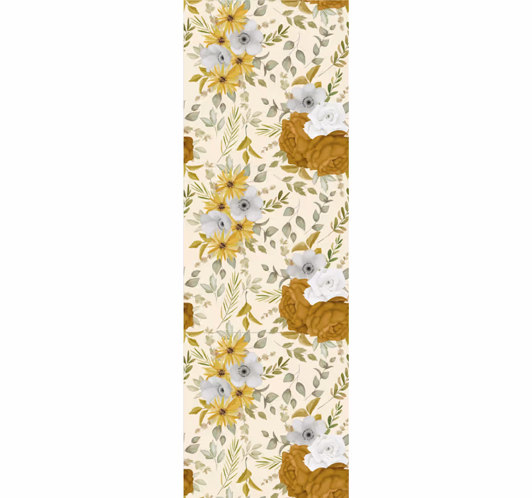 Carta da parati camera stile giardino grandmillenial - TenStickers