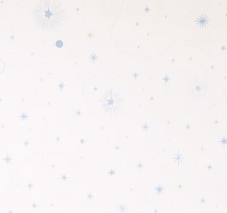 Carta da parati camera sogno di stelle celestiali - TenStickers
