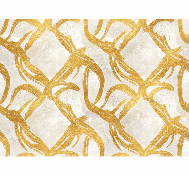 Carta da parati soggiorno texture dorata pitturata - TenStickers