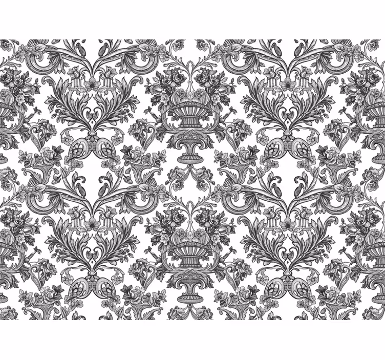 Carta da parati barocco giardino segreto ombroso - TenStickers