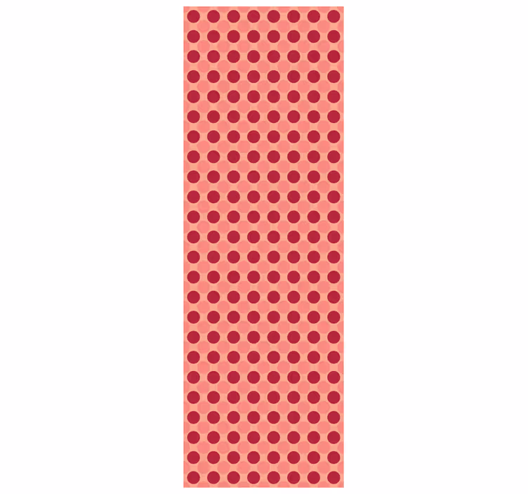 Carta da parati camera motivo a pois geometrico semplice - TenStickers