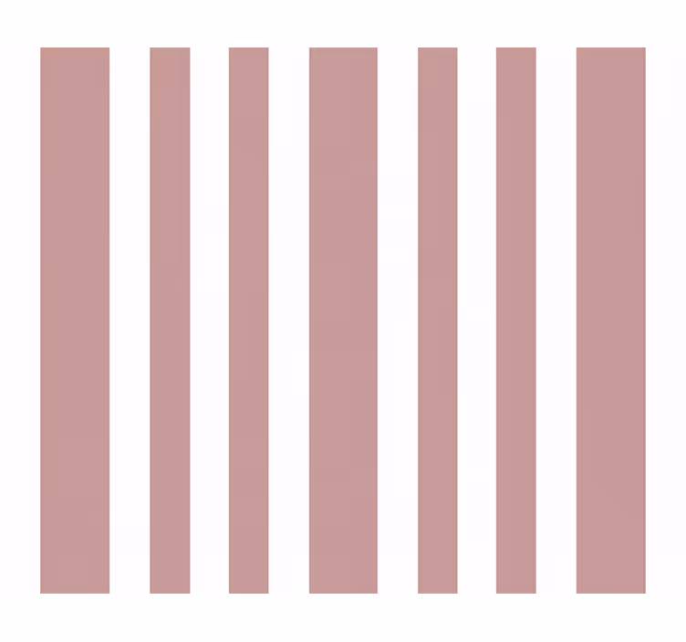 Carta da parati a righe verticali strisce rosa e bianche - TenStickers