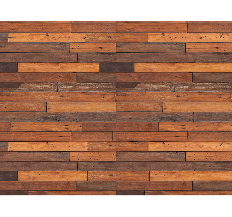 Carta da parati rustica doghe di legno - TenStickers