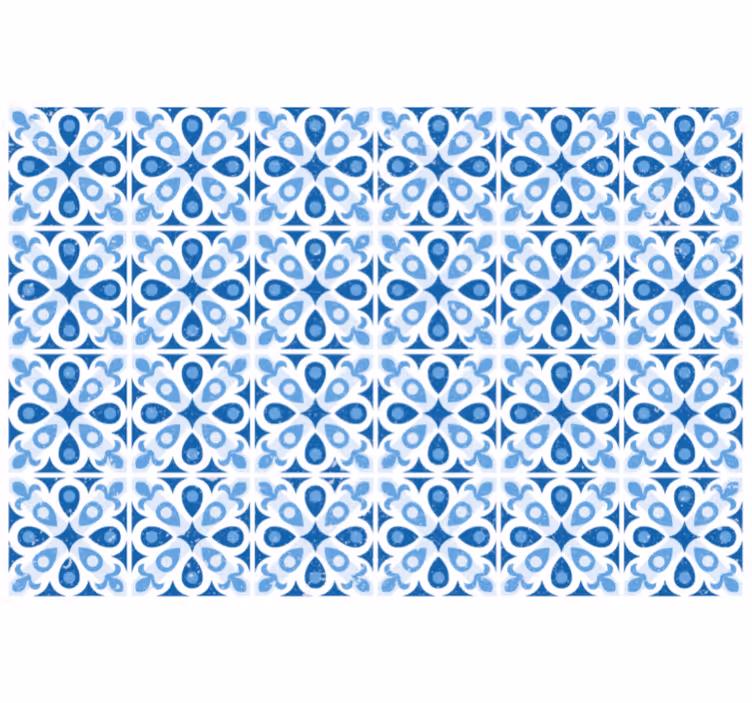Carta da parati blu blu waterhouse - TenStickers