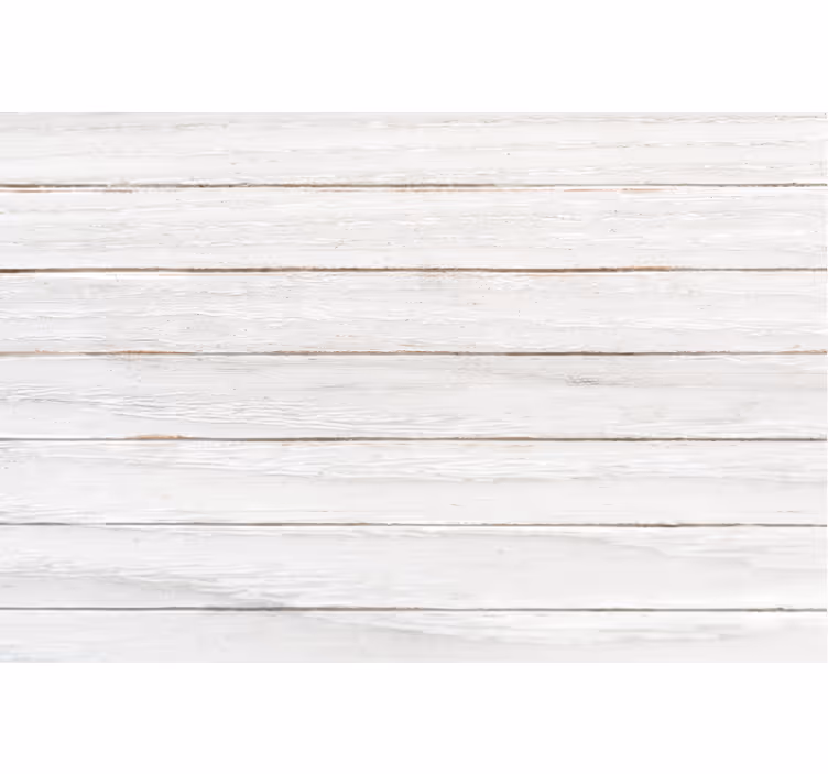 Carta da parati bianca legno bianco moderno - TenStickers