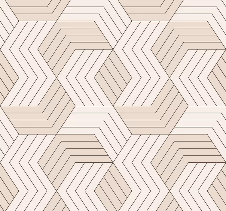 Carta da parati geometrica parquet geometrico - TenStickers