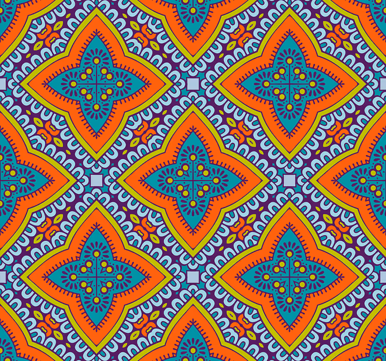 Carta da parati geometrica arredamento a motivi geometrici - TenStickers