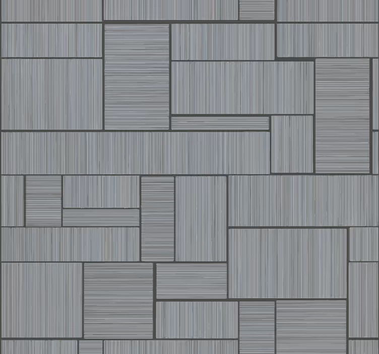 Carta da parati geometrica effetto pietra - TenStickers