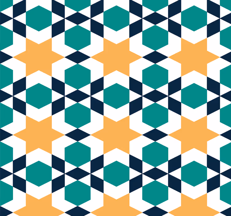 Carta da parati piastrelle stlie marocchino - TenStickers