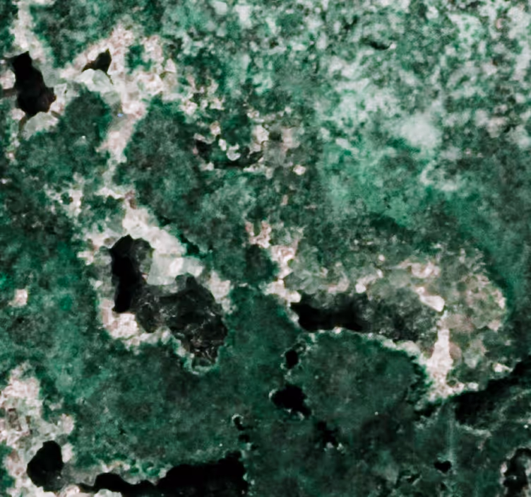 Carta da parati effetto marmo texture verde lussureggiante - TenStickers