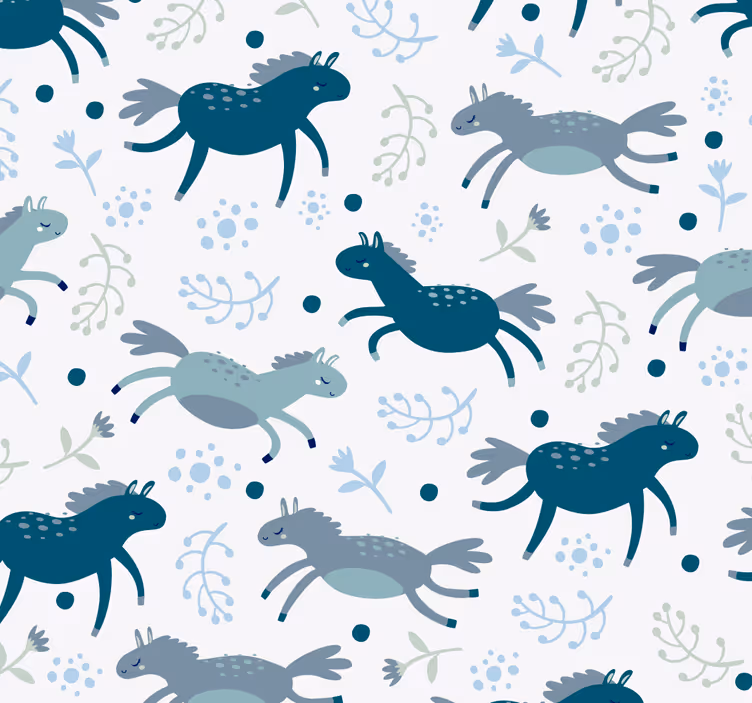 Carta da parati con cavalli - TenStickers