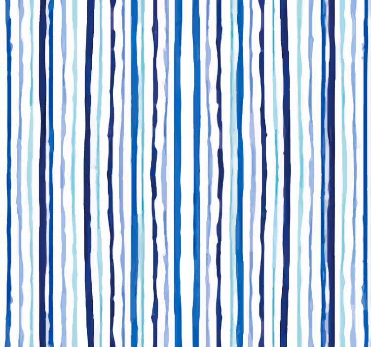 Carta da parati a righe motivo verticale blu - TenStickers